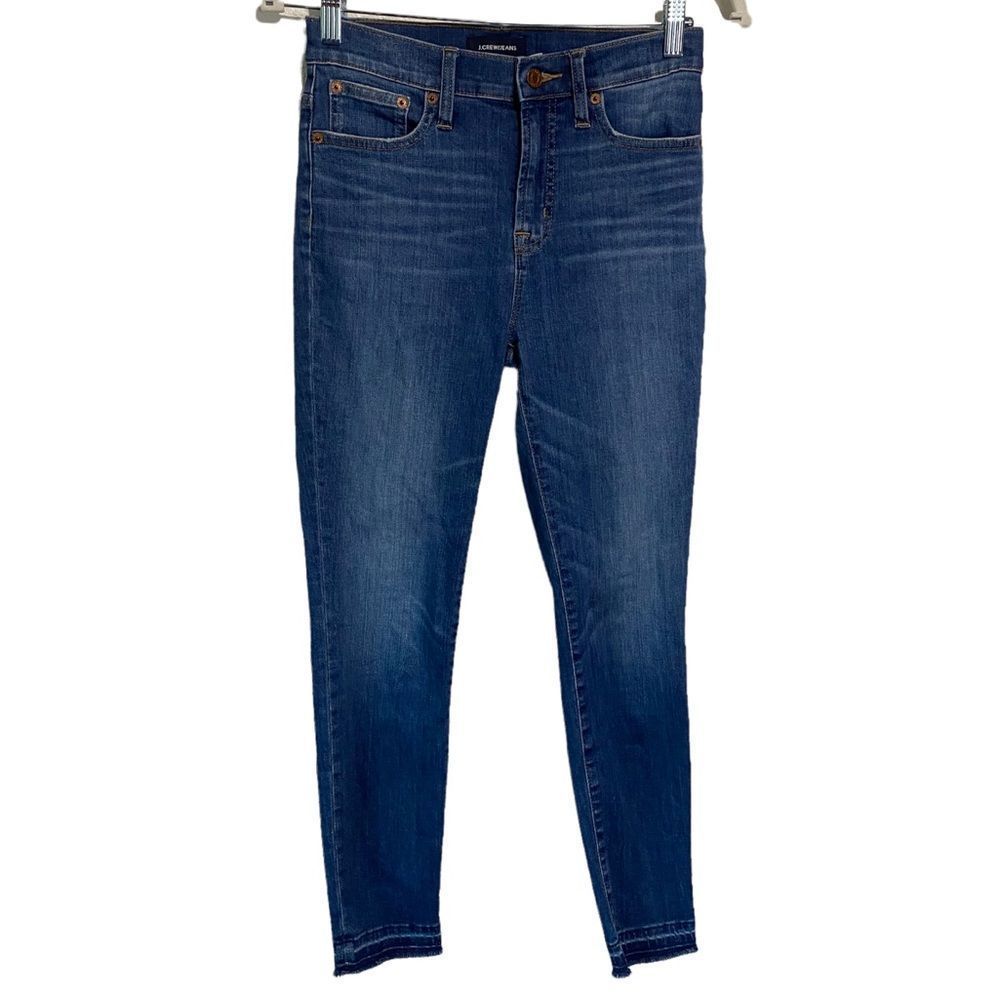 J. Crew 10” High-Rise Toothpick Light/Medium Wash Denim Skinnh Jeans-26P